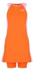 Naiste tennisekleit EA7 Woman Jersey Dress - Oranž