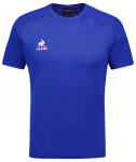 Meeste T-s&auml;rk Le Coq Sportif Tennis T-Shirt Short Sleeve N&deg;4 - Sinine