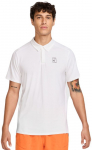 Meeste tennisepolo Nike Court Advantage Dri-Fit Tennis - Valge