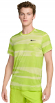 Meeste T-s&auml;rk Nike Court Advantage Dri-Fit Tennis Print - Roheline