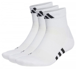 Tennisesokid Adidas Performance Cushioned Mid-Cut Socks 3P - Valge