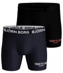Meeste Bokserid Bj&ouml;rn Borg Performance Boxer 2P - Must