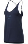 Naiste tennisetopp Reebok Les Mills Mind Body Tank W - Sinine
