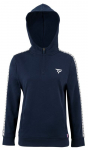 Naiste tennisejakk Tecnifibre Zipper Hoodie - Sinine