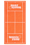 Tenniser&auml;tik Tennis Zone Towel Court&Logo - Oranž