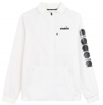 Meeste dressipluus Diadora FZ Jacket M - Valge
