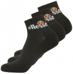 Tennisesokid Ellesse Rallo 3P Ankle Sock - Must