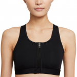 Topp Nike Swoosh Zip Front Bra W - Must