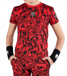 Poiste T-s&auml;rk Hydrogen Chrome Tech T-Shirt - Punane