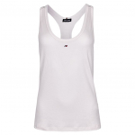 Naiste tennisetopp Tommy Hilfiger Sport Raceback Slim Fit Tank Top - Valge