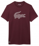 Meeste T-s&auml;rk Lacoste Ultra Dry Pique Tennis T-Shirt - Pruun