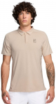 Meeste tennisepolo Nike Court Advantage Dri-Fit Tennis - Beež