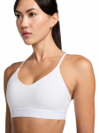Topp Nike Indy Light Support Padded Adjustable Sports Bra - Valge