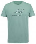 Meeste T-s&auml;rk Babolat Exercise Big Flag Tee Men - Roheline
