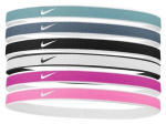 Peapael Nike Tipped Swoosh Sport Headbands 6P - Mitmev&auml;rviline