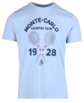 Meeste T-s&auml;rk Monte-Carlo Country Club Print - Sinine