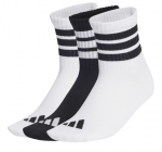 Tennisesokid Adidas Kids Crew Ribbed 3P - Mitmev&auml;rviline