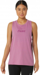 Naiste tennisetopp Asics Logo Tank - Roosa