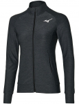 Naiste tennisejakk Mizuno Training Jacket - Must