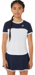 T&uuml;drukute T-s&auml;rk Asics Tennis Short Sleeve Top - Valge
