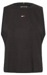 Naiste tennisetopp Tommy Hilfiger Performance Mesh Racer Tank - Must