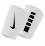 Tennise randmepael Nike Elite Double-Wide Wristbands 2P - Valge