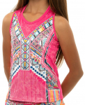 T&uuml;drukute T-s&auml;rk Lucky in Love Pretty in Ink Tank - Roosa