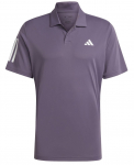 Meeste tennisepolo Adidas Club 3-Stripes Polo - Lilla