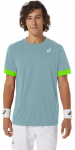 Meeste T-s&auml;rk Asics Court Short Sleeve Top - T&uuml;rkiissinine