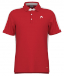Meeste tennisepolo Head Slice Polo Shirt - Punane