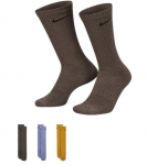 Tennisesokid Nike Everyday Plus Cushioned Training Crew Socks 3P - Mitmev&auml;rviline