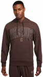 Meeste dressipluus Nike Heritage Court Fleece - Pruun