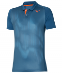 Meeste tennisepolo Mizuno Shadow Polo - Sinine