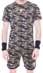 Meeste T-s&auml;rk Hydrogen Printed Tech Tee - Roheline