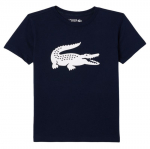 Poiste T-s&auml;rk Lacoste Boys SPORT Tennis Technical Jersey Oversized Croc T-Shirt - Sinine