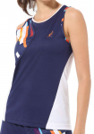 Naiste tennisetopp Australian T-Shirt Ace With Printed Insert - Sinine