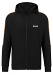 Meeste dressipluus BOSS x Matteo Berrettini Zip-Up Hoodie In Active-Stretch Jersey With Logo - Must
