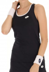 Naiste tennisetopp Lotto Squadra W II Tank PL - Must