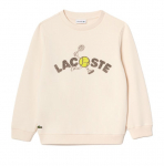Poiste džemper Lacoste Printed Crew Neck - Beež