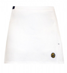 Naiste tenniseseelik Monte-Carlo Country Club Patch Skirt - Valge