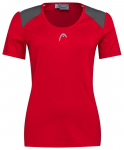 Naiste T-s&auml;rk Head Club 22 Tech T-Shirt W - Punane