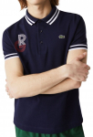 Meeste tennisepolo Lacoste Men's SPORT Roland Garros Edition Piqu&eacute; Polo Shirt - Sinine