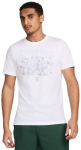 Meeste T-s&auml;rk Nike Court Dri-Fit Printed T-Shirt - Valge