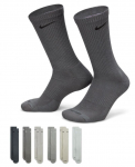 Tennisesokid Nike Everyday Plus Cushion Crew Socks 6P - Mitmev&auml;rviline