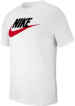 Meeste T-s&auml;rk Nike Sportswear T-Shirt Icon Futura M - white/black/university red