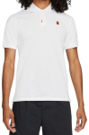 Meeste tennisepolo Nike Polo Dri-Fit Heritage Slim2 M - Valge