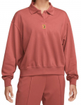 Naiste tennisejakk Nike Court Dri-Fit Heritage Tennis Polo - Pruun