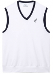 Meeste tennisevest Australian Elastic Fleece Gauzed Gilet - Valge