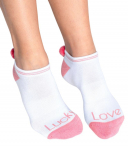 Tennisesokid Lucky in Love Sunset Spin Low Cut 2P - Valge