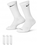 Tennisesokid Nike Everyday Plus Cushioned Training Crew Socks 3P - Valge